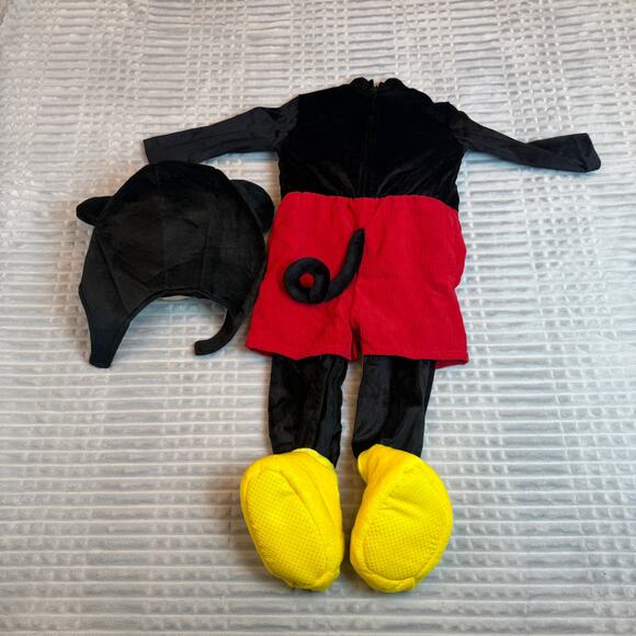Disney Toddler Mickey Mouse Costume Mickey and Friends Size 12 to 18 Months - Picture 4 of 13